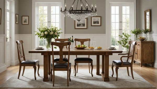 Magnifiez vos repas avec une table de repas en chêne élégante