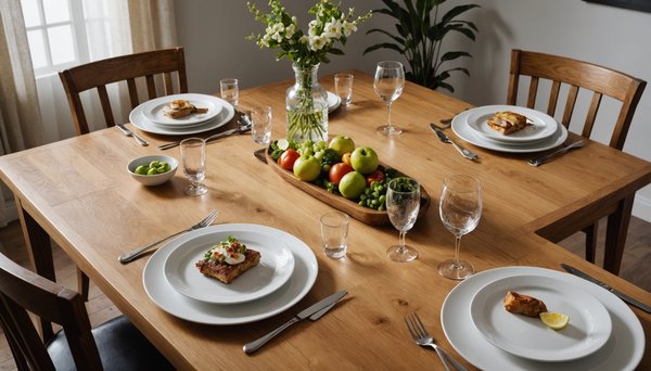 Transformez votre expérience culinaire grâce à une table en chêne chic