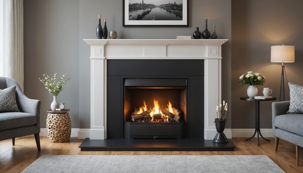 Cheminées décoratives sans flamme : l'élégance d'un foyer moderne